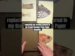 Replacing my writing journal in my Grand Voyager from @paper_republic #journaling