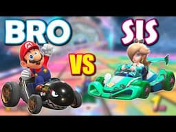 RAINBOW ROAD + FINAL RACES!! Mario Kart World (Brother vs Sister)
