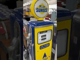 What do you think of the price of this vintage Sunoco Gas Pump? #antique