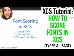 How to Score Fonts in XCS 2.6 / Scoring Fonts for xTool XCS / How to Find Fonts for Scoring