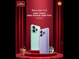 Buy Redmi Note 14 5G, starting at ₹15,999* only on #XiaomiBlockbuster sale.