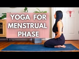 Yoga For Period Days | Gentle Yoga For Your Menstrual (Menstruation) Phase | 20 Minutes