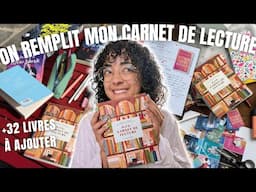 32 LIVRES à noter dans mon CARNET DE LECTURE 📚🖊️