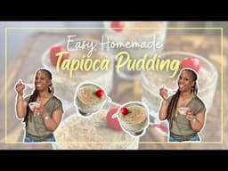 The Best Homemade Tapioca Pudding | Refined Sugar Free | 10 minute Recipe
