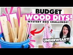 Budget Wood DIY Decor Projects | Scrap Wood DIYS that SELL! | Mystery Box Challenge