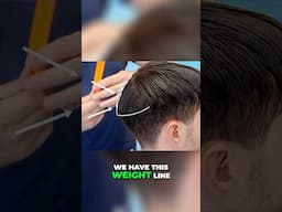 How to blend in Men’s Hair at the Back | cutting the Crown Area