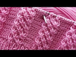 Easy And Beautiful knitting pattern🫠