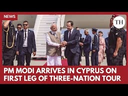 PM Modi arrives in Cyprus on first leg of three-nation tour
