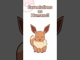 Eeveelutions as human character designs!! full video for them is up on my channel ;) #pokemon #art