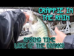 April Crappie In The Rain | Lake of the Ozarks