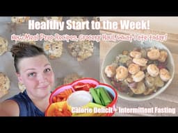 NEW MEAL PREP RECIPE! What I Ate for Weight Loss | Calorie Deficit + IF | Weight Loss Journey VLOG