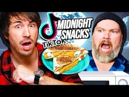 We Tried the WEIRDEST Midnight Snacks from TIKTOK - Taste Test
