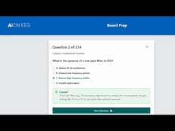 EEG Board Prep Demo – ABRET R.EEG T. Practice Questions