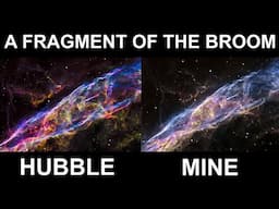 Matching Hubble's Image of a Fragment of the Witch's Broom Nebula