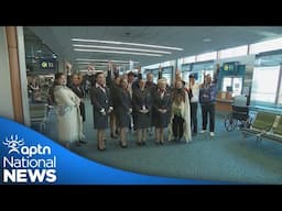 All Indigenous flight crew with Air Canada takes to the skies | APTN News