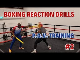The FASTEST REACTION Time Drills for Boxing POV Training #2
