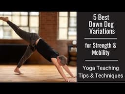 5 Functional Downward Dog Variations for Strength & Mobility - Yoga Teacher Tips + Techniques