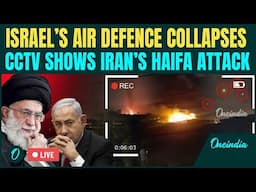 LIVE: CCTV Footage Captures Iran's Hypersonic Missile Hitting Haifa | Israel’s Air Defense Fails