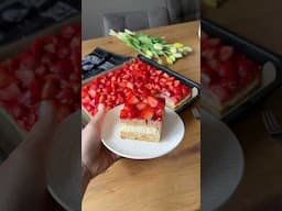 Der einfachste Erdbeerkuchen 🍓
