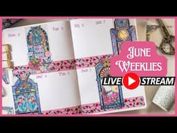 LIVE: Set up my June bujo weeklies with me ✨