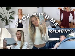 PACK WITH ME + first few days in the USA!!