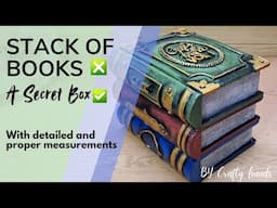DIY Vintage Book Box | Magical Storage Box from Cardboard | Crafty hands