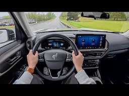 2025 Ford Bronco Sport Big Bend - POV Rainy Test Drive (Binaural Audio)