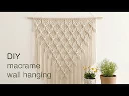 DIY | macrame wall hanging | 마크라메 월 행잉