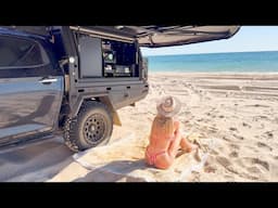 4WD TO THE EDGE OF AUSTRALIA + 🦈 SWIMMING WITH TIGER SHARKS?!? | SHARK BAY, WA