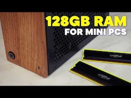 Finally 128GB DDR5 RAM for Mini ITX builds! Featuring Densium 5.49L Tiny Gaming Build