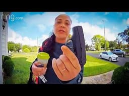2 Hours Of MOST DISTURBING Moments Caught On Doorbell Camera Vol. 10