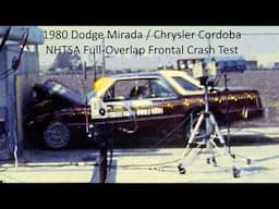 1980-1983 Dodge Mirada / Chrysler Cordoba NHTSA Full-Overlap Frontal Crash Test