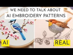AI Embroidery Patterns - Let's Talk About Why They're Harmful & How To Spot Them