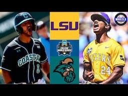 #6 LSU vs #13 Coastal Carolina (Exciting!) | Finals Game 2 College World Series 2025