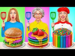 Me vs Grandma Cooking Challenge | Food Battle by Jelly DO Challenge
