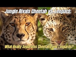 💥 Jungle Rivals Cheetah vs Leopard 💯 Cheetah vs. Leopard: Speed, Stealth, and Survival Compared! 🍄