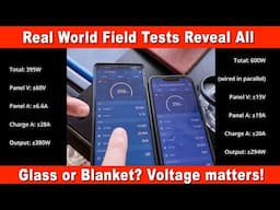 Solar Blankets and Panels. Volts and Output @4xoverland