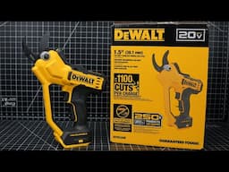 Unboxing DEWALT (DCPR320B) 20V MAX Pruning Shears Garden Tool
