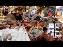 READING VLOG | gloomy spring days, reading, a new hobby, journaling🌙