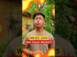 Not GOOD MARKS in WBJEE 2025❌😭#wbjee2025 #shorts