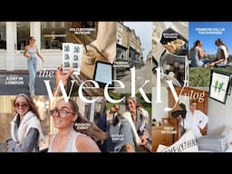 WEEKLY VLOG | boohoo event, day in London, solo trip to Frome, pack with me, kitkat popup & shopping