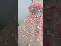 Enchanting Floral Princess Dress: This exquisite gown is a delight to the eyes and heart.🌸