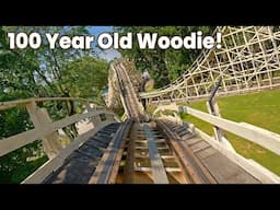 Thunderhawk Front Row POV Dorney Park | Century Old Wooden Roller Coaster