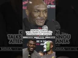 Kamaru Usman was very happy to see Francis Ngannou in attendance at #UFCAtlanta | MMA Fighting