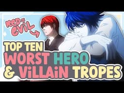 Top 10 WORST Hero & Villain Tropes (And I Draw Them All) || SPEEDPAINT + COMMENTARY