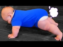 Try Not To Laugh: When Funny Babies Working Out - Cute Baby Compilation || Cool Peachy