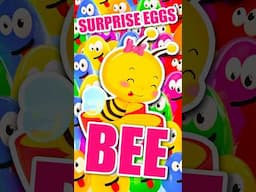 🐝 THE BEE! 🌈🐣 Colorful Surprise Eggs! ✨#titounis #bee #surpriseeggs #songsforkids #animals