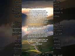 God’s Light Still Shines, Very Inspiring