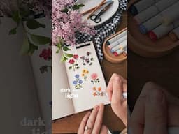 Drawing flowers is easy! Just go from light to dark! #stepbystep #artinstruction #arttips #flowers