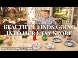 Great New Vintage Finds for Sale -Incolay, Glass, Porcelain, Blue & White